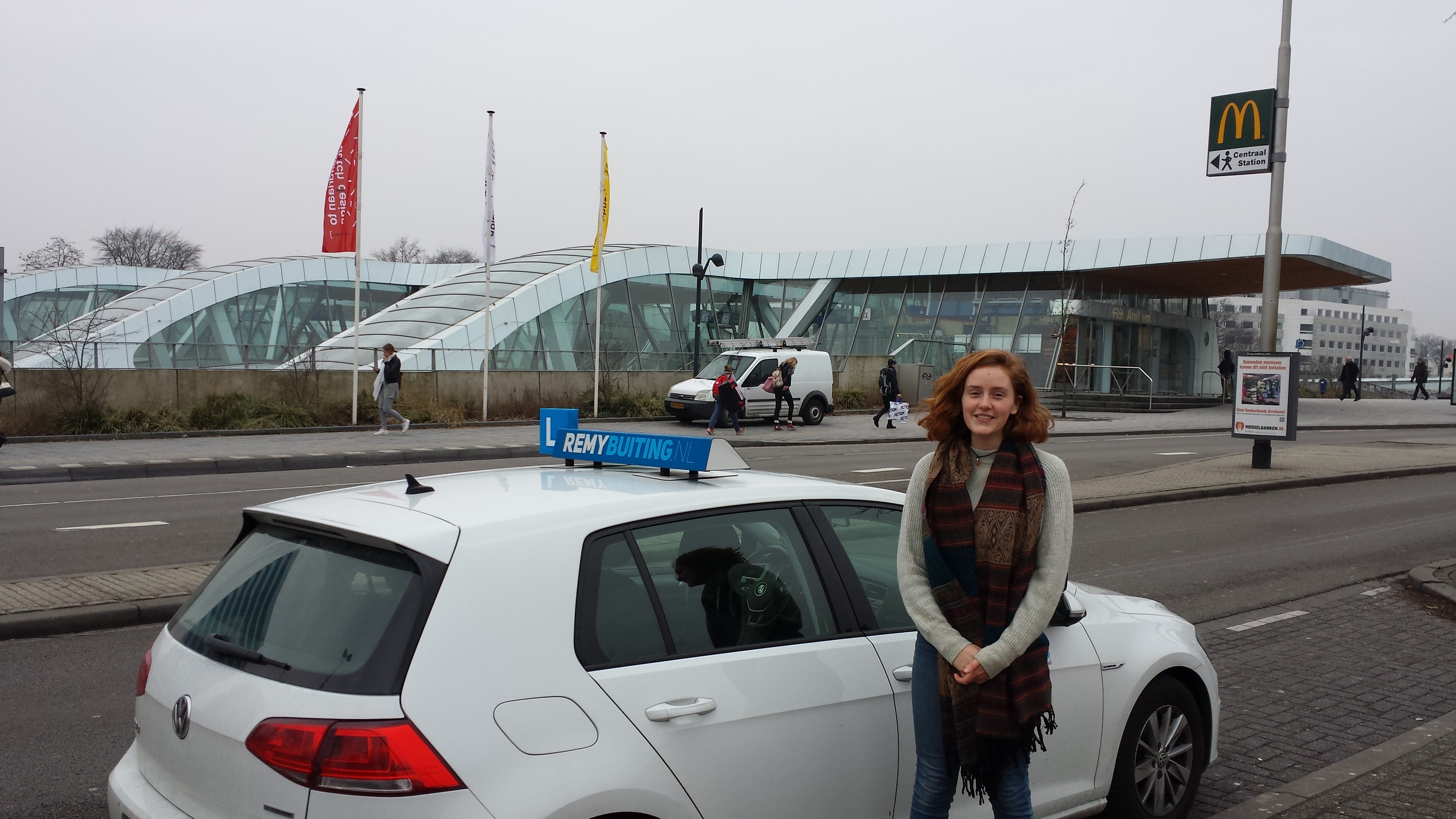 Gefeliciteerd Julia, bij Rijschool Remy Buiting in 1 keer geslaagd.