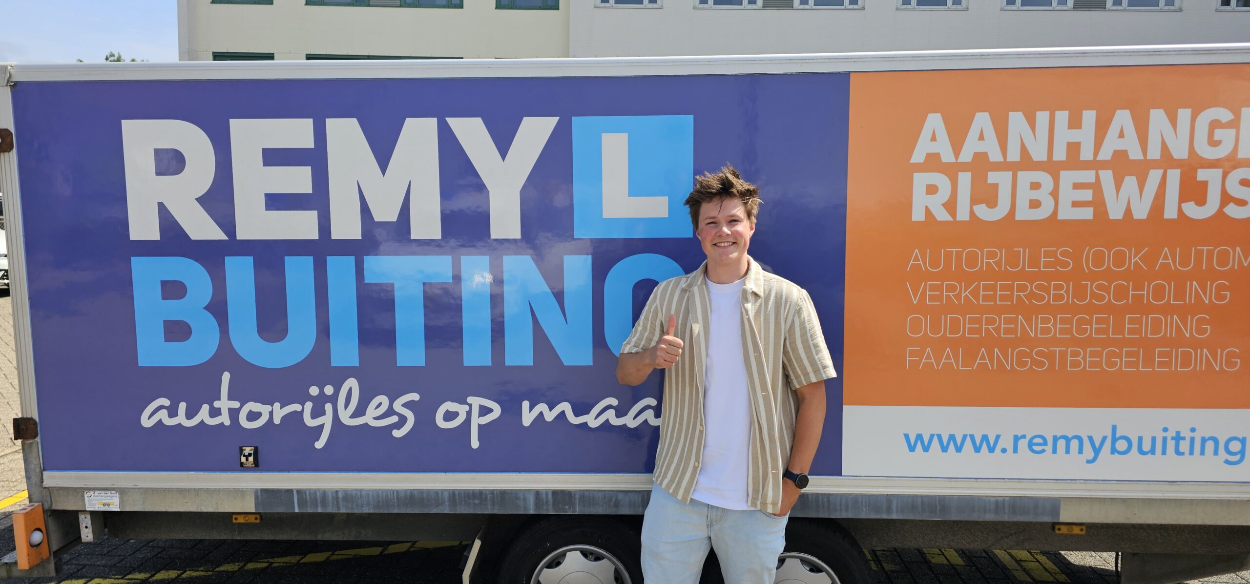 Gefeliciteerd Quin geslaagd voor je E achter B examen!