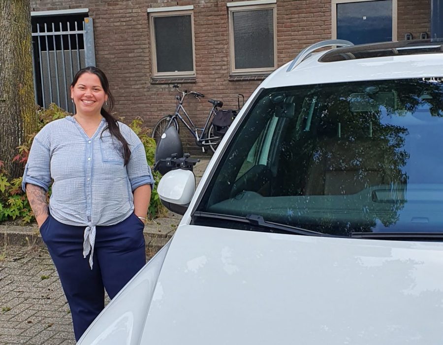 Gefeliciteerd Kimberly met het behalen van je rijbewijs!